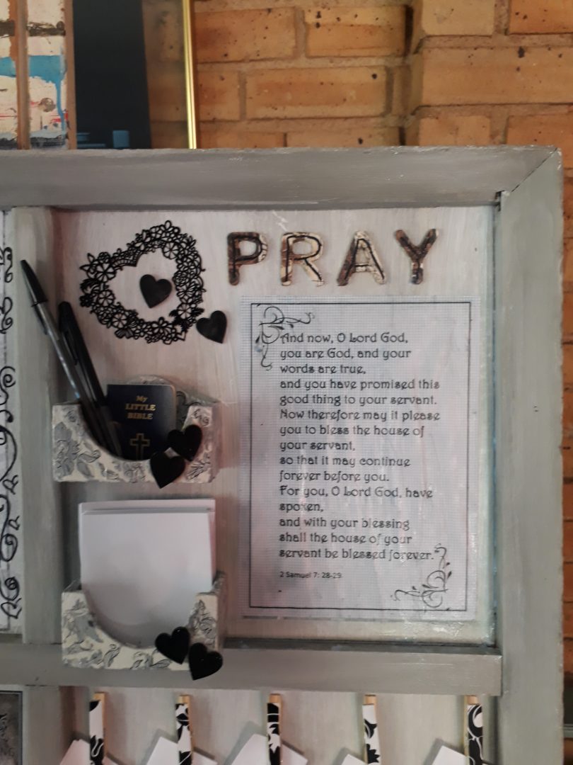 Lin's Art House Prayer Board